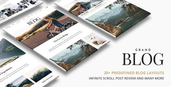 Grand Blog Responsive Blog Theme
