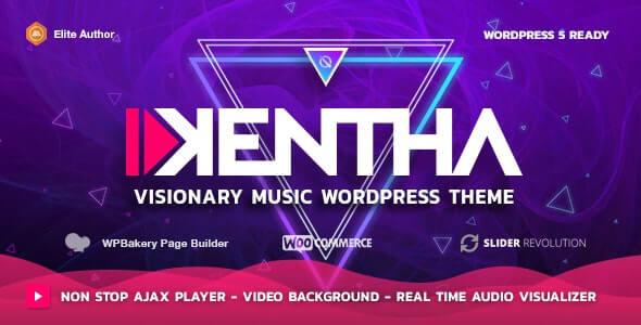 Kentha Non Stop Music WordPress Theme