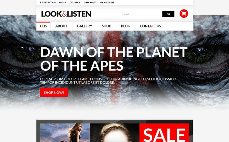 Look Listen Play WooCommerce Theme