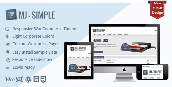 MJ Simple Responsive WooCommerce theme