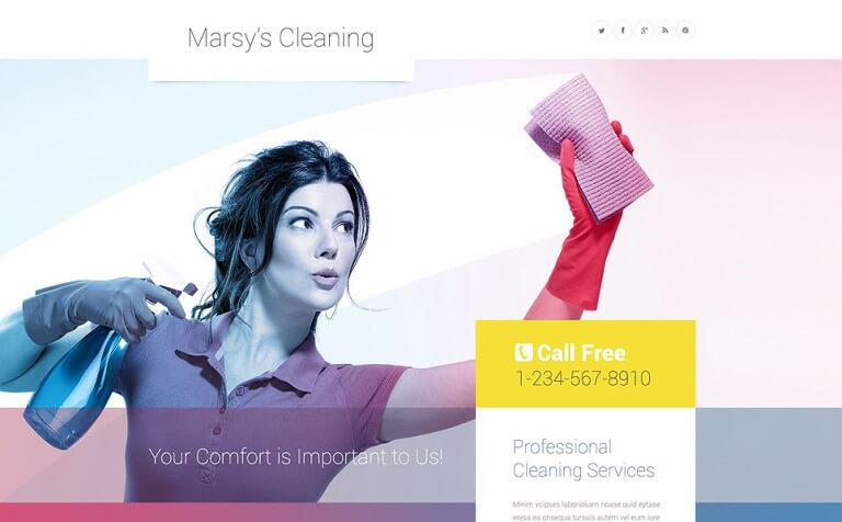 Marsys Cleaning WordPress Theme