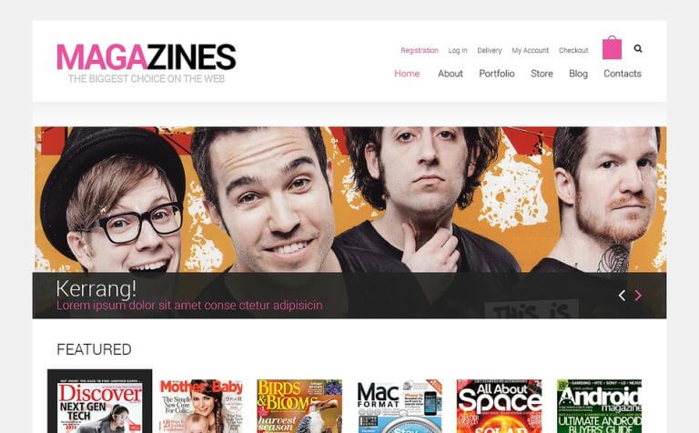 News Portal Responsive WooCommerce Theme