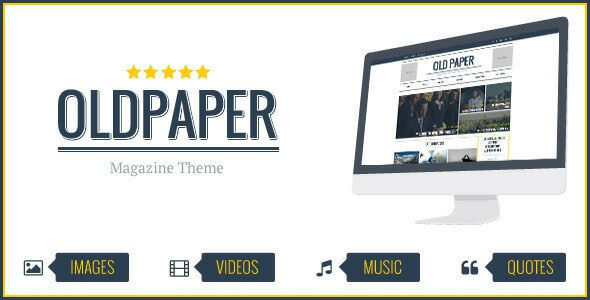 OldPaper Ultimate Magazine amp Blog Theme