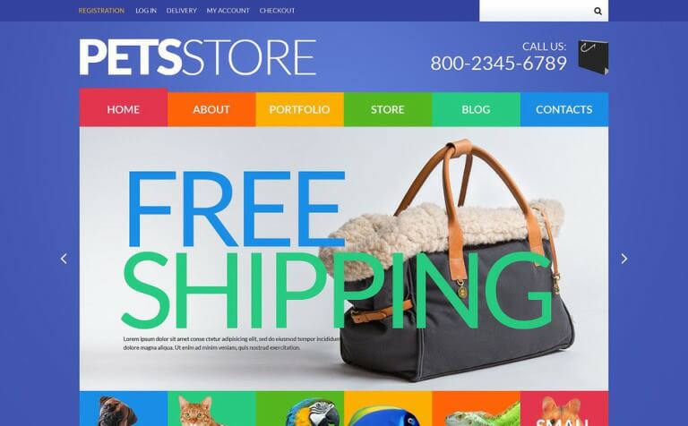 Pets Store WooCommerce Theme