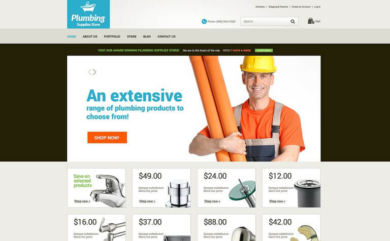 Plumbing Renovations WooCommerce Theme