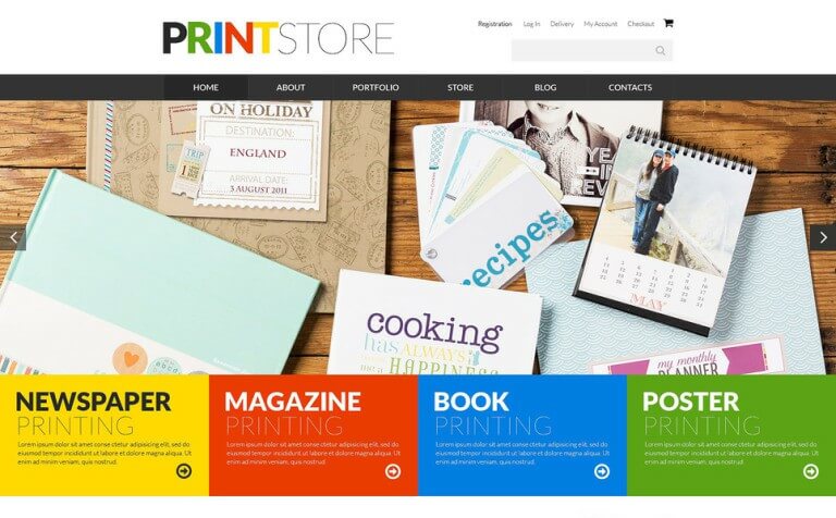 Print Production WooCommerce Theme