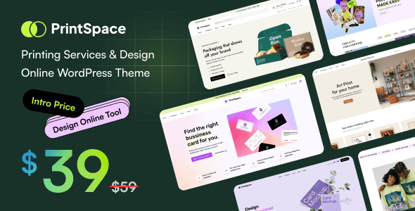 PrintSpace Printing Services theme