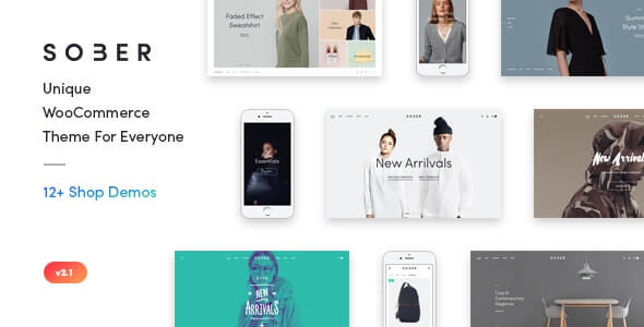 Sober WooCommerce WordPress Theme