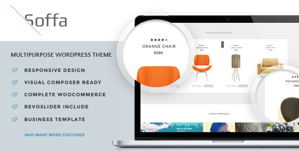 Soffa Furniture Business WordPress Theme