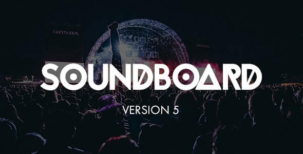 Soundboard Responsive Music WordPress Theme