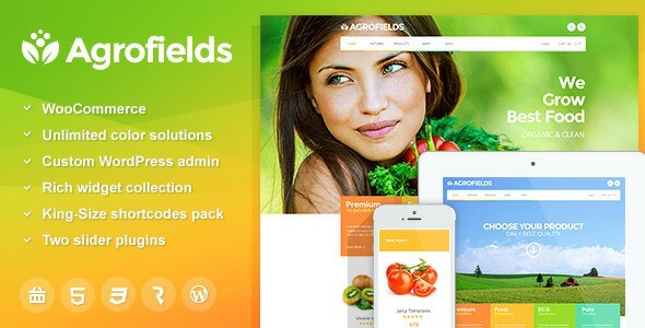 Agrofields Food Shop Grocery Market WP Theme