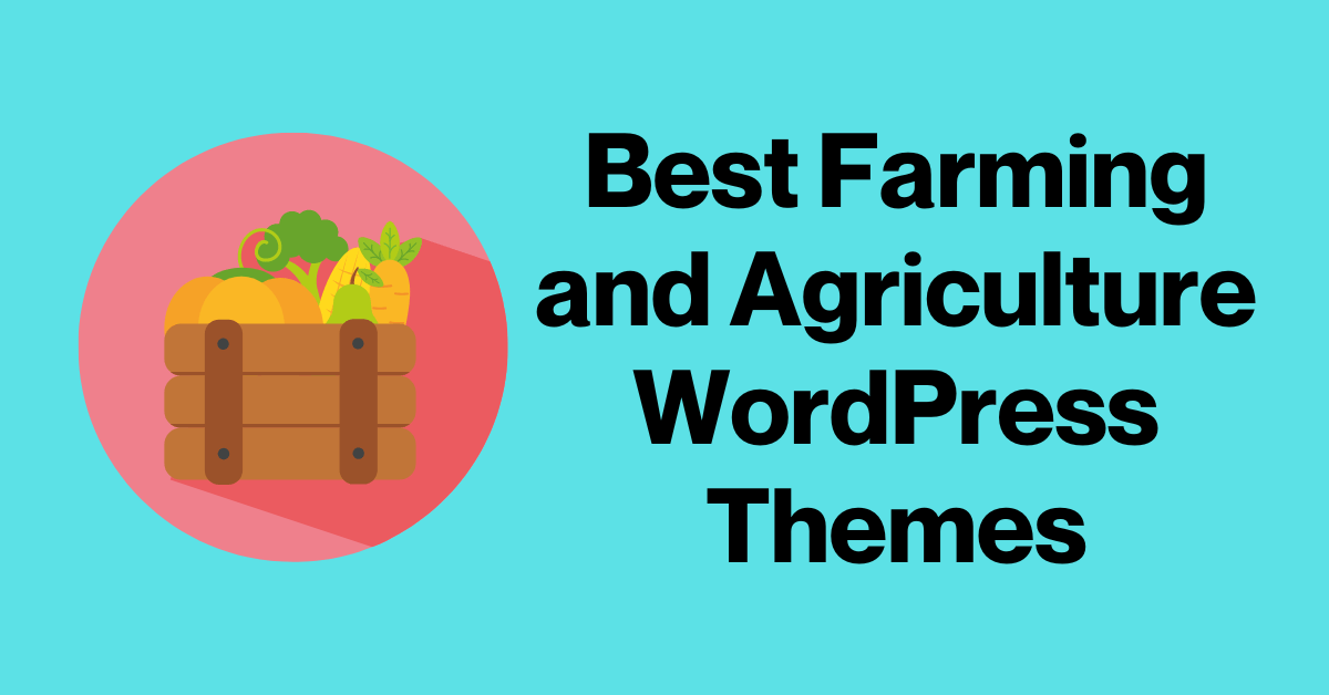 Farming and Agriculture WordPress Themes