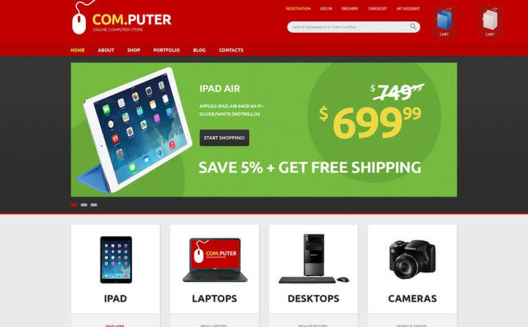 Computerized World WooCommerce Theme