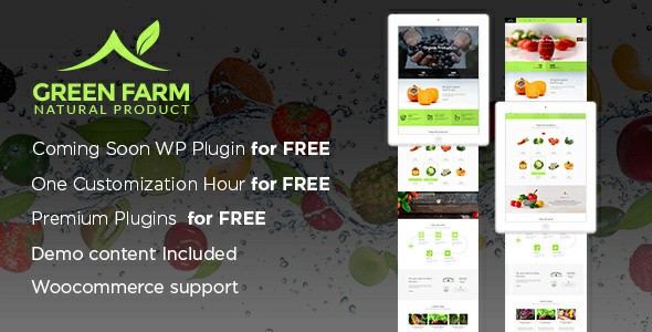 Green Farm – Organic Food Eco Farm WP Theme