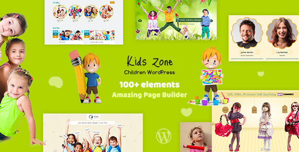 Kids Zone Children WordPress Theme