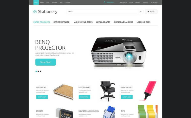 Office Supplies WooCommerce Theme