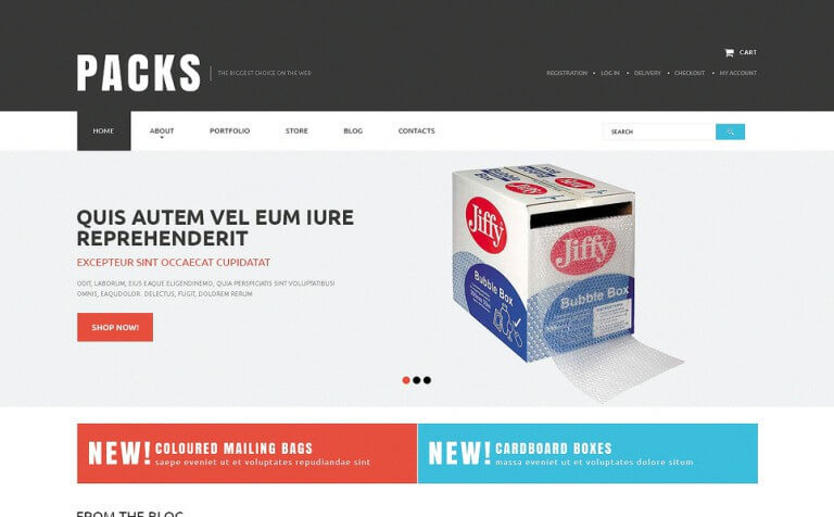 Packing Service Provider WooCommerce Theme