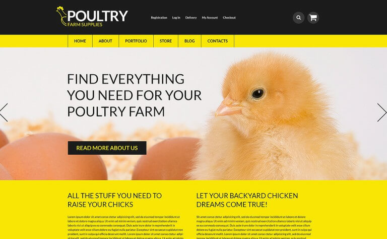 Poultry Farm Supplies WooCommerce Theme