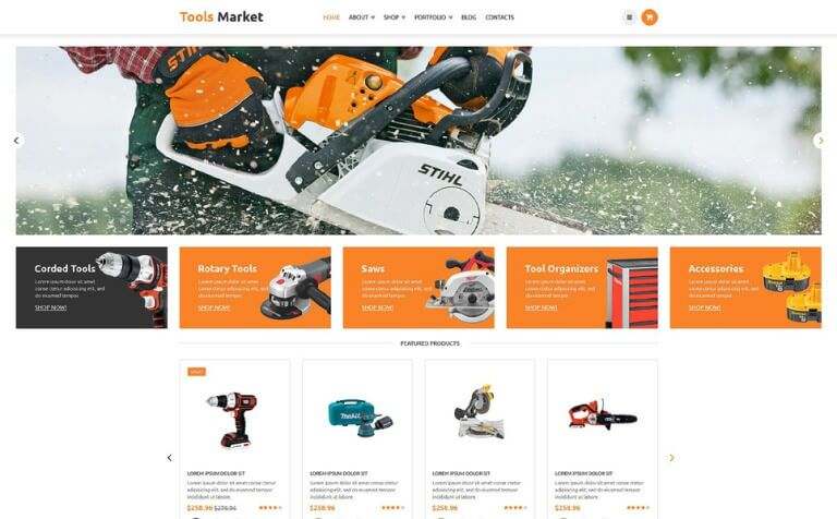 Equipment Market WooCommerce Theme