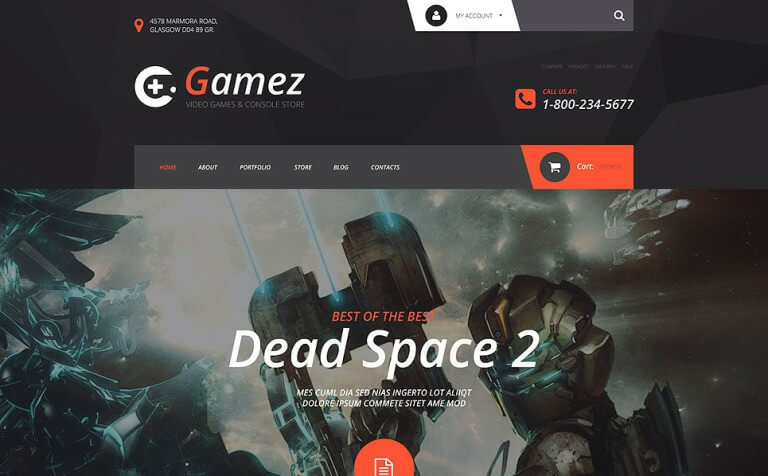 Gamez WooCommerce Theme