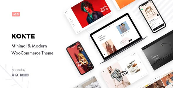Konte Minimal Modern WordPress Theme