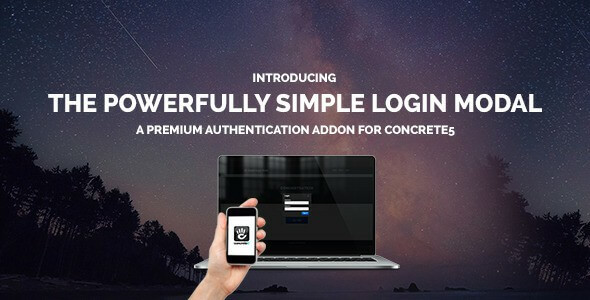 Simple Login Modal For Concrete 5