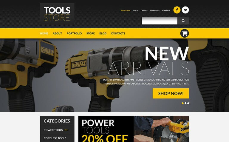 Tools Online Store WooCommerce Theme