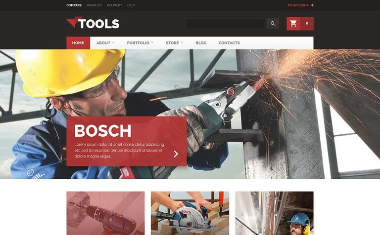 Tools WooCommerce Theme