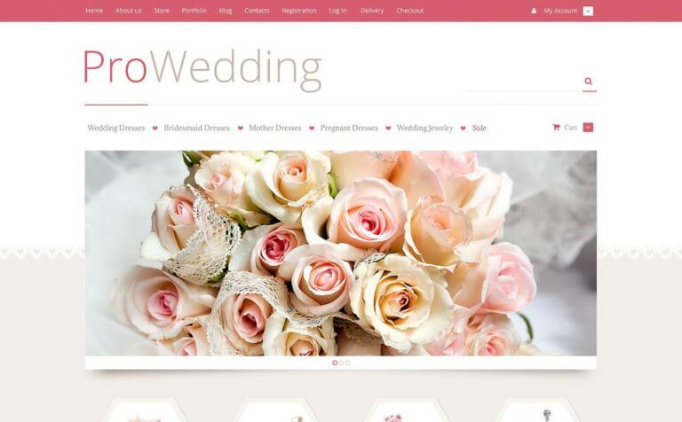 Wedding Store WooCommerce Theme 1