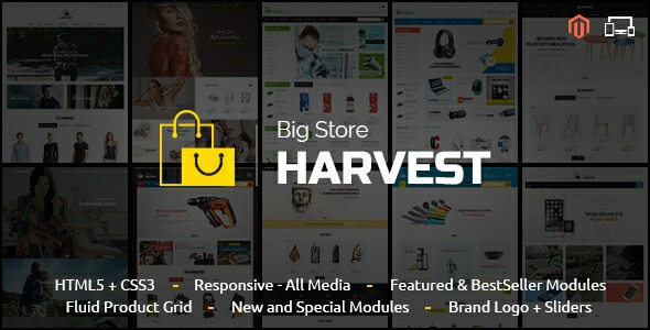 Harvest Magento Responsive Theme
