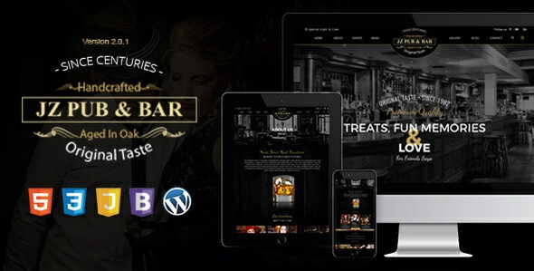 Jz Pub Bar WordPress Theme