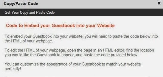 How to Add a GuestBook to Blogspot 2