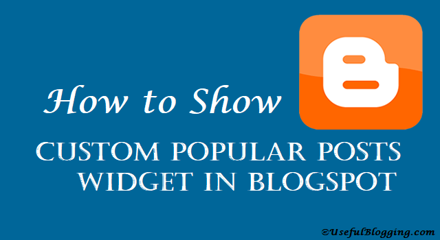 Popular Posts Widget