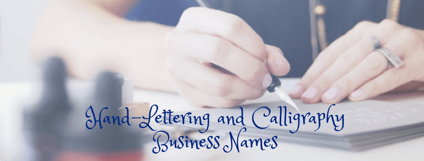 Calligraphy Business Names
