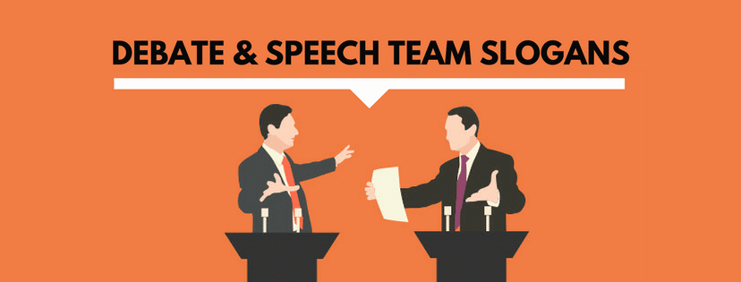 Speech Team Slogans