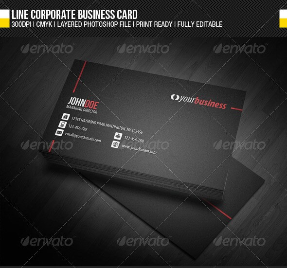 Line Corporate Business Card