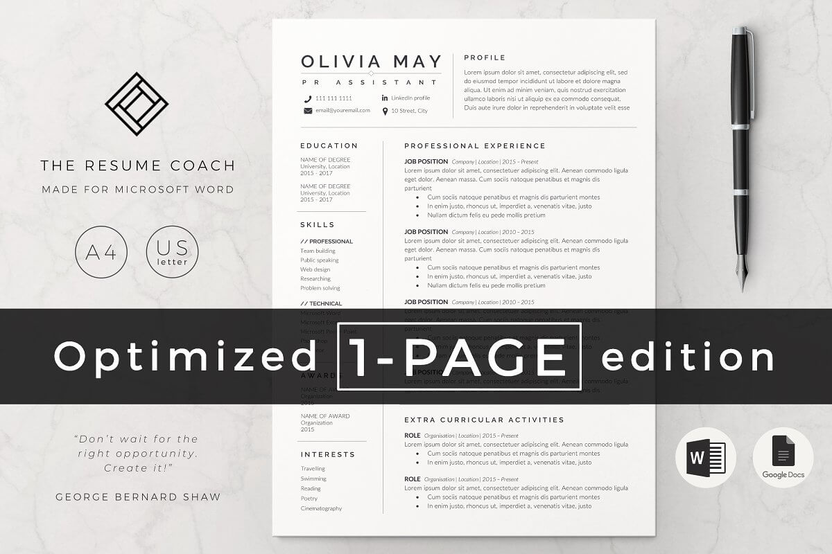 Resume Template CV