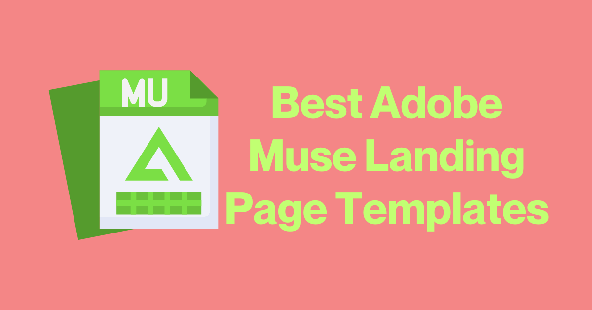Adobe Muse Landing Page Templates