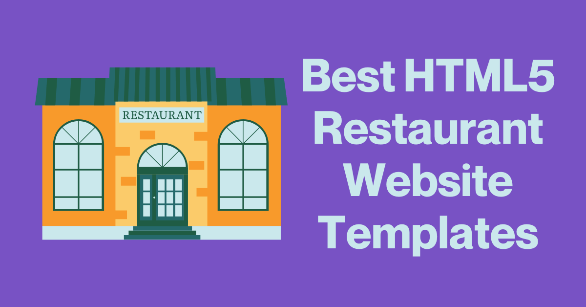 HTML5 Restaurant Website Templates