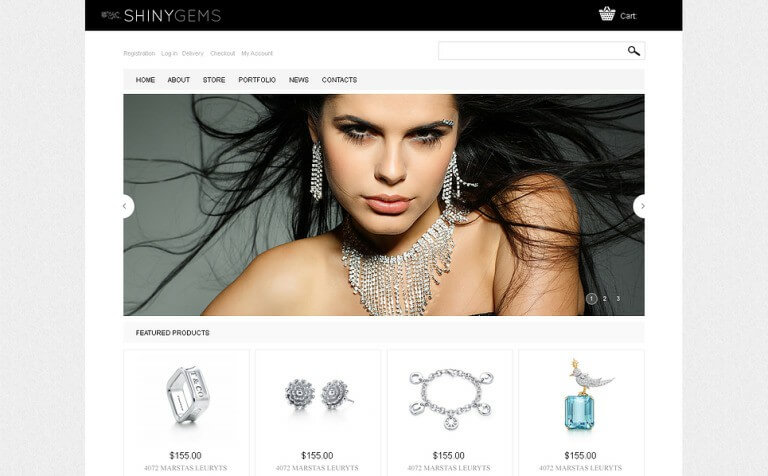 Sparkling Jewels WordPress Theme