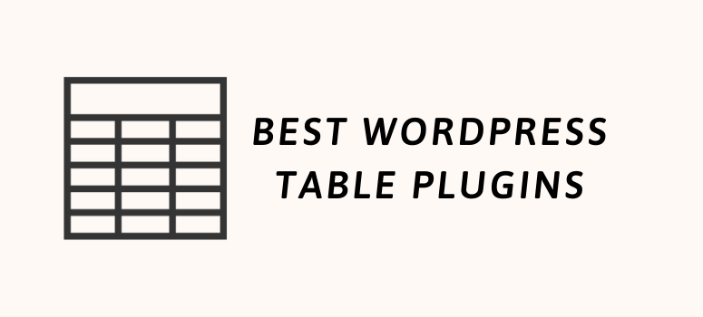 WordPress Table Plugins