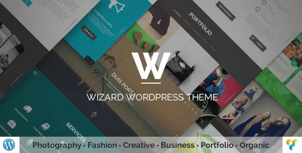 Wizard Fullpage Portfolio Wordpress Theme