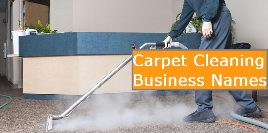 Carpet cleaning business name ideas