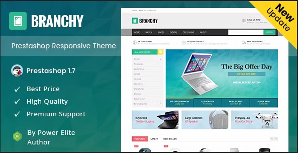 Branchy Prestashop Theme