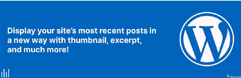 Recent Posts Widget Extended