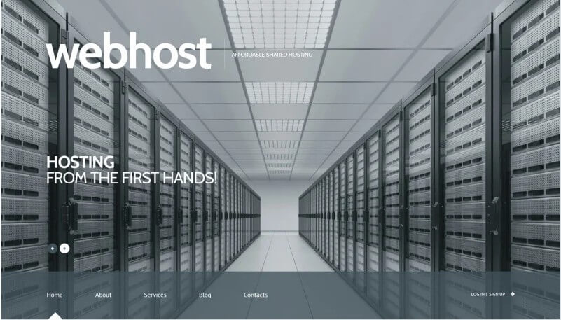 Hosting Responsive WordPress Theme