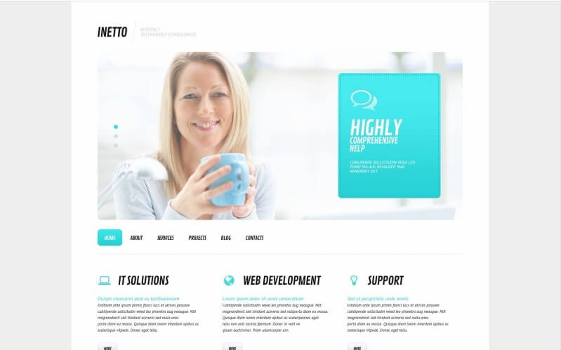 Internet Responsive WordPress Theme 1
