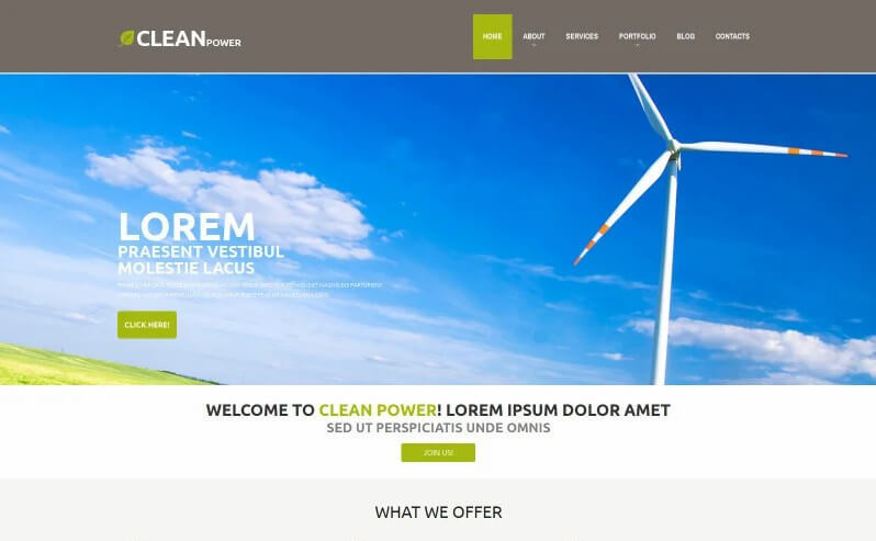 Wind Energy Template