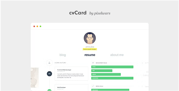 cvCard WP